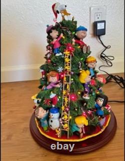 Danbury Mint The Peanuts Christmas Tree Charlie Brown Snoopy