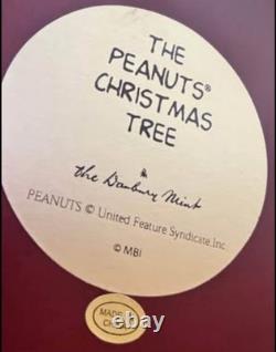 Danbury Mint The Peanuts Christmas Tree Charlie Brown Snoopy
