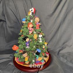 Danbury Mint The Peanuts Christmas Tree Lights Up Charlie Brown Snoopy Large