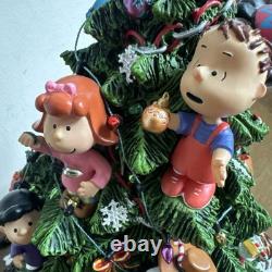 Danbury Mint The Peanuts Christmas Tree Lights Up Charlie Brown Snoopy Large