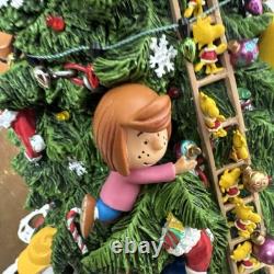Danbury Mint The Peanuts Christmas Tree Lights Up Charlie Brown Snoopy Large