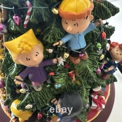 Danbury Mint The Peanuts Christmas Tree Lights Up Charlie Brown Snoopy Large