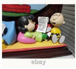 Danbury mint Peanuts Snoopy table clock Charlie Brown Raina Rare Vintage