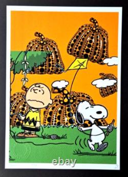 Death NYC Hand Signed Framed Print 16X12in LtdEd. SNOOPY AND CHARLIE BROWN COA