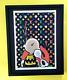 Death Nyc Large Framed 16x20in Pop Art Certified Graffiti Snoopy Charlie Brown 2
