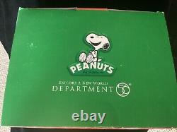 Department 56 Peanuts Village Series CHARLIE BROWN'S HOUSE Snoopy, Retired, NEW