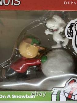 Department56 Charlie Brown And The Snowman Snoopy Christmas