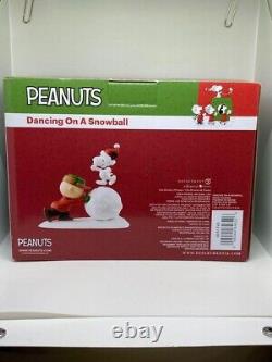 Department56 Charlie brown and the Snowman Snoopy christmas Figure Used From JP
