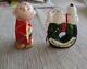 Determined Snoopy Charlie Brown Pottery Ornament Set