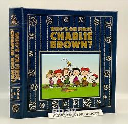 Easton Press WHOS ON FIRST CHARLIE BROWN Baseball PEANUTS Collectors Edition LT