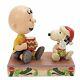 Enesco Jim Shore Peanuts Charlie Brown And Snoopy With Hot Cocoa 12.5cm Figurine