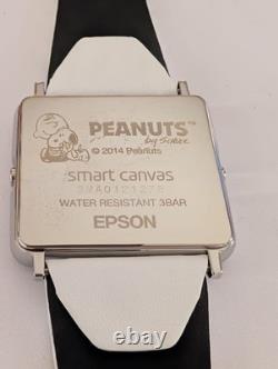 Epson Smart Canvas Watch Snoopy & Charlie Brown New Battery Dead