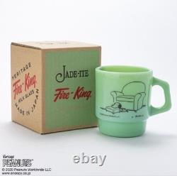 Fire King Peanuts Snoopy Charlie Brown Jedi Mug 70th Anniversary Collection