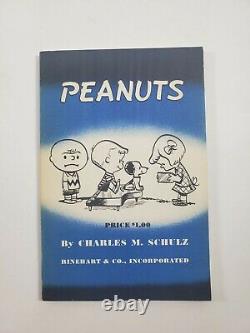 First Edition of the First Peanuts Book Signed Charles M Schulz 1952 Rinehart