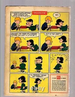 Four Color #878 VG Dell Comic Book 1958 Peanuts Charlie Brown Snoopy Schultz JK7