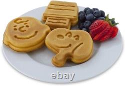 Frontier Bussann Waffle Maker Snoopy & Charlie Brown 1000W Japan New with Tracking