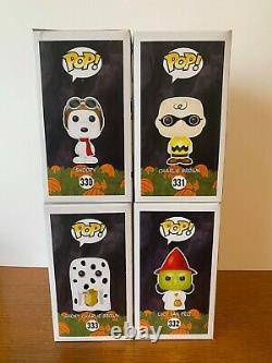 Funko POP Peanuts Halloween Charlie Brown, Snoopy, Ghost Charlie Brown, Lucy HTF