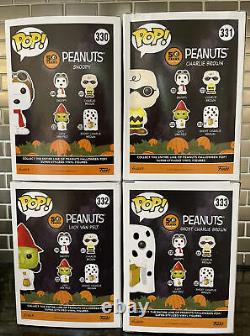 Funko Pop Peanuts Halloween Snoopy Charlie Brown Lucy Ghost Witch lot set 30-33