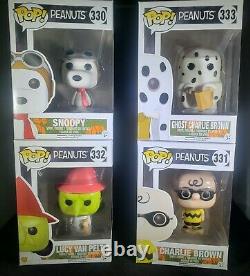 Funko Pop Walgreens Exclusive Halloween Peanuts Set Snoopy Charlie Brown