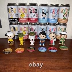 Funko Soda Peanuts Charlie Brown Snoopy Woodstock Lucy Linus & Patty Chase Set +