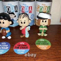 Funko Soda Peanuts Charlie Brown Snoopy Woodstock Lucy Linus & Patty Chase Set +
