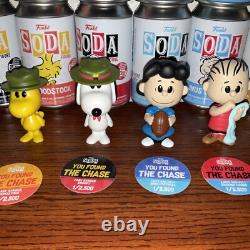 Funko Soda Peanuts Charlie Brown Snoopy Woodstock Lucy Linus & Patty Chase Set +