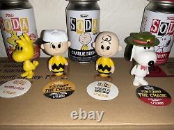 Funko Soda Peanuts Charlie Brown Woodstock Snoopy Chase & Common Set Exclusive