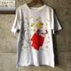 Gg371 Snoopy Snoopy T-shirt Big Print Charlie Brown