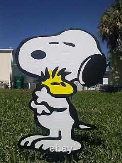 Garden outdoor Charlie Brown and Lucy Combo lawn snoopy yard art decor