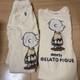 Gelato Pique Snoopy Charlie Brown Unisex Room Wear Set Men's Free Size