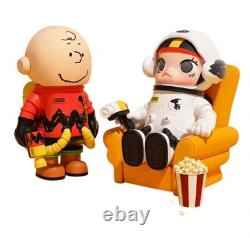 Genuine 100% MEGA SPACE MOLLY Charlie Brown Snoopy Doll 7.5cm