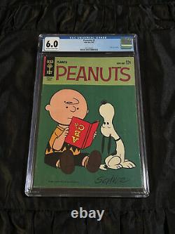 Gold Key 1963 Peanuts #2 CGC 6.0 FINE Early Charlie Brown & Snoopy Cover