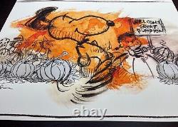 Great Pumpkin, Charlie Brown Official Peanuts LIM Edn Robison Snoopy Print $125