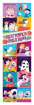 Great Pumpkin Charlie Brown Perillo LIM Edn Peanuts Print Snoopy No Mondo $175