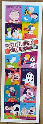 Great Pumpkin Charlie Brown Perillo LIM Edn Peanuts Print Snoopy No Mondo $175