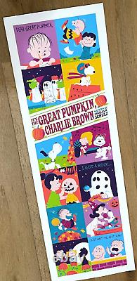 Great Pumpkin Charlie Brown Perillo LIM Edn Peanuts Print Snoopy No Mondo $175