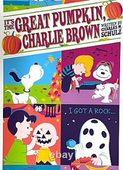 Great Pumpkin Charlie Brown Perillo LIM Edn Peanuts Print Snoopy No Mondo $175