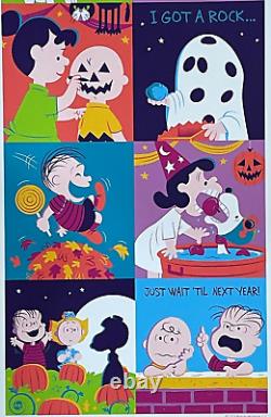 Great Pumpkin Charlie Brown Perillo LIM Edn Peanuts Print Snoopy No Mondo $175