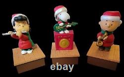 Hallmark 2011 Peanuts Wireless 3 PC Band Lucy Snoopy Charlie Brown Tested Works