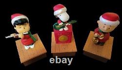 Hallmark 2011 Peanuts Wireless 3 PC Band Lucy Snoopy Charlie Brown Tested Works