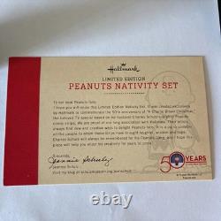 Hallmark 2015 Limited Edition PEANUTS NATIVITY 11pc Charlie Brown Christmas READ