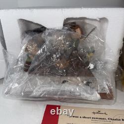 Hallmark LTD 2019 Peanuts It was a short summer, Charlie Brown Figurine RARE