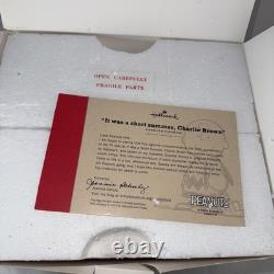 Hallmark LTD 2019 Peanuts It was a short summer, Charlie Brown Figurine RARE