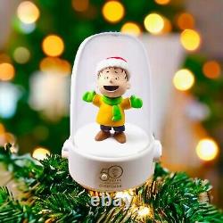 Hallmark Peanuts 50th Anniversary Happy Tappers Charlie Brown, Snoopy, (2) Linus