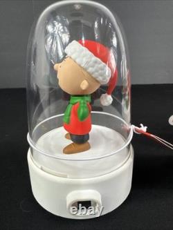 Hallmark Peanuts Happy Tappers 2015 Charlie Brown, Linus, Snoopy Set NOS READ
