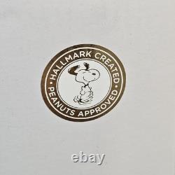 Hallmark Peanuts Sledding Musical Tabletop Figurine Motion Charlie Brown Snoopy