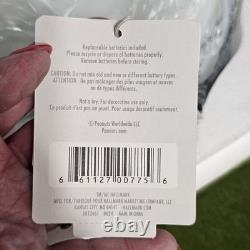 Hallmark Peanuts Sledding Musical Tabletop Figurine Motion Charlie Brown Snoopy