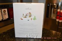 Hallmark Peanuts Sledding Tabletop Animated Snoopy Charlie Brown Lucy NEW