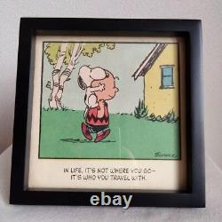 Hallmark Snoopy Charlie Brown Artwork Framed