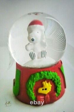 Hallmark Snoopy Charlie Brown Christmas Snow Dome Figurine